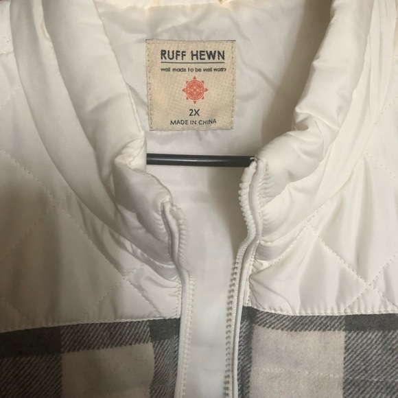 Ruff Hewn flannel puff vest - Picture 2 of 3
